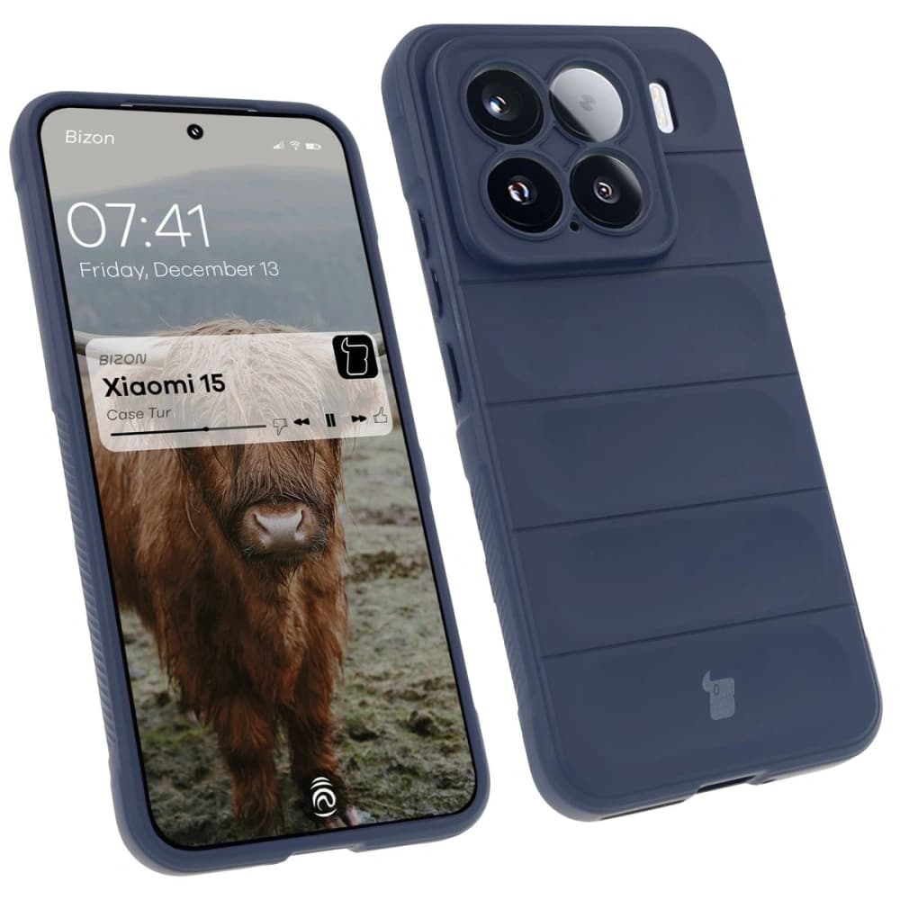 Bizon Case Tur Xiaomi 15 tengerészkék - 1