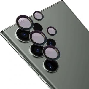 Szkło hartowane na aparat z aplikatorem Bizon Glass Snap Lens do Samsung Galaxy S23 Ultra czarne