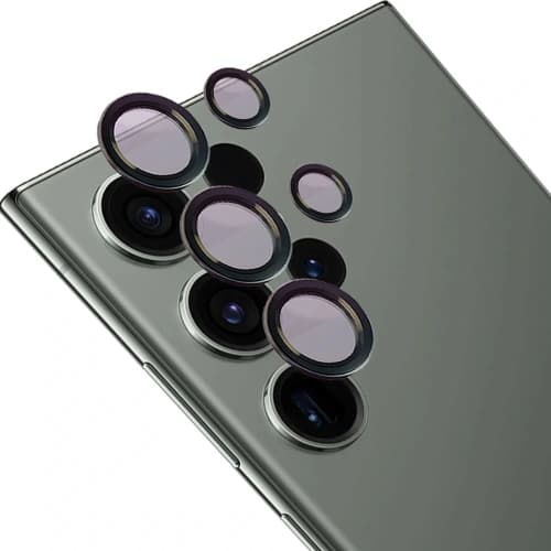 Szkło hartowane na aparat z aplikatorem Bizon Glass Snap Lens do Samsung Galaxy S23 Ultra czarne