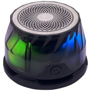 4smarts SoundCharge RGB Bluetooth 5.4 compatible MagSafe Bluetooth speaker black