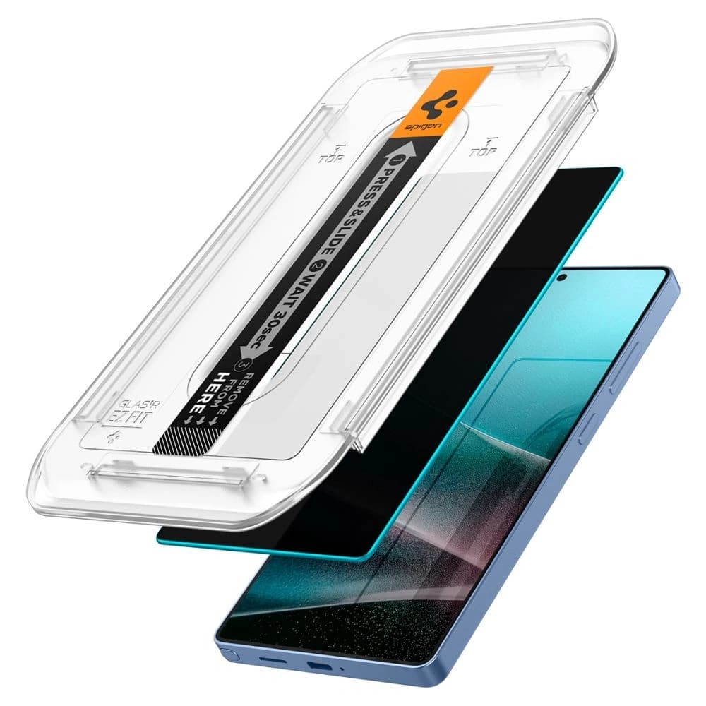 Spigen GLAS.tR ez Fit HD Samsung Galaxy S25 Ultra Privatsphäre [2 PACK] - 8