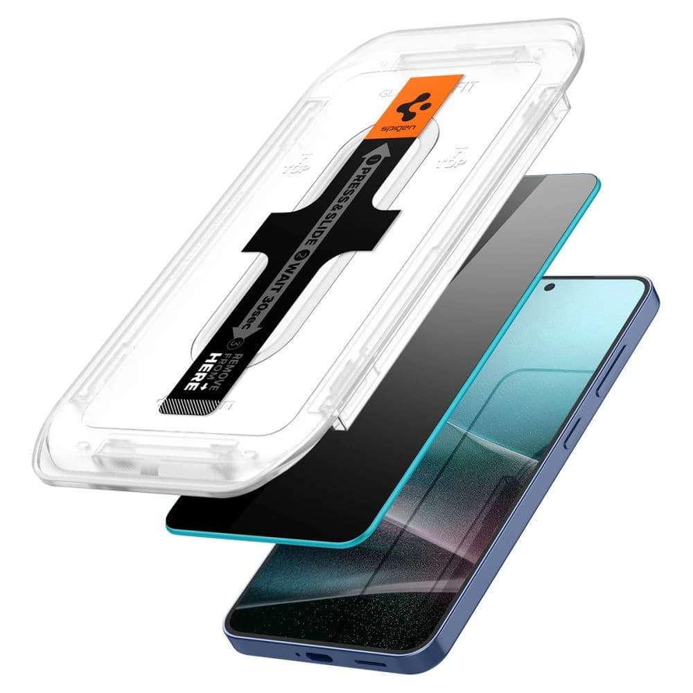 Spigen GLAS.tR ez Fit HD Samsung Galaxy S24 / S25 Privacy [2 PACK] - 3
