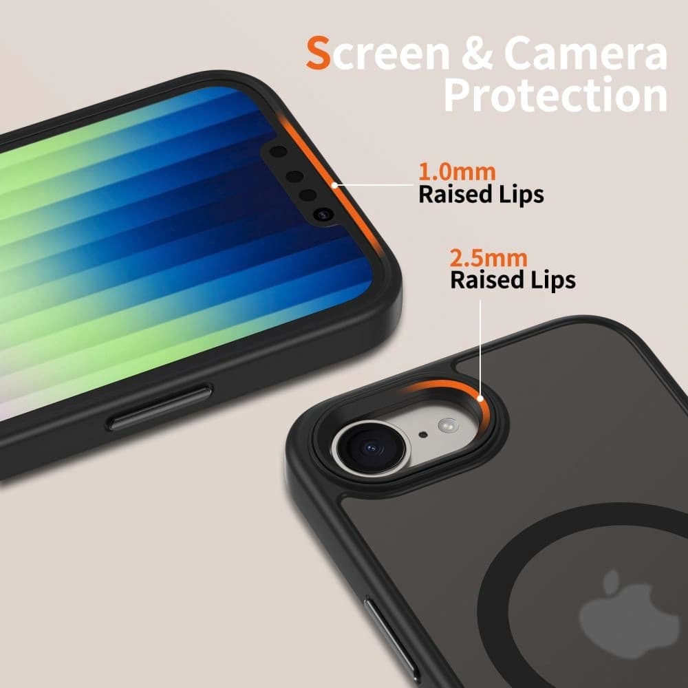 Tech-Protect Magmat MagSafe Apple iPhone 17e / 16e Matte Black - 3