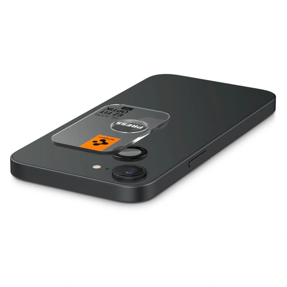 Spigen Optik Pro Glas.tr ez Fit Camera Protector Apple iPhone 17e / 16e Black [2 PACK] - 5