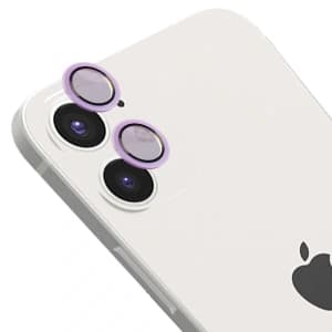 Bizon Glass Snap Lens Apple iPhone 12 / 12 Mini / 11 purple frame