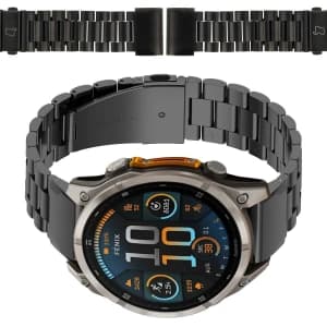 Bizon Strap Óra Aura Okosóra 22mm fekete