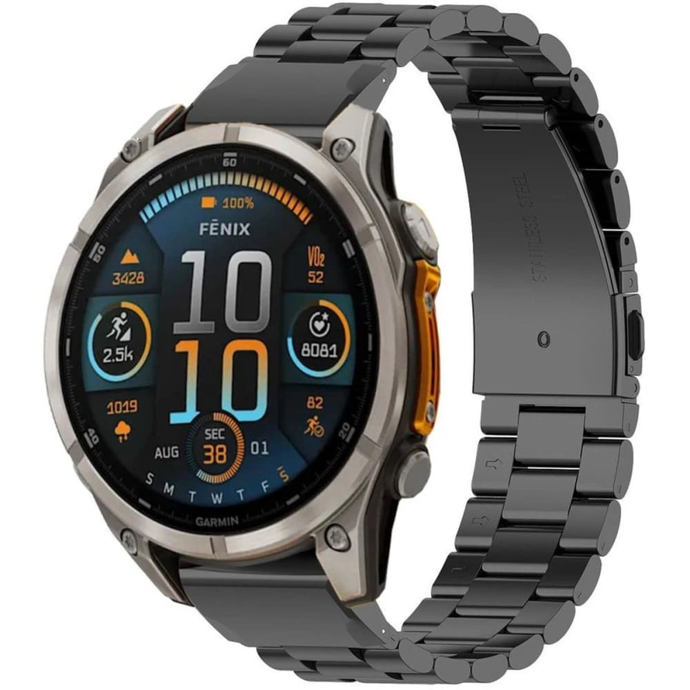 Bizon Strap Óra Aura Okosóra 22mm fekete - 2