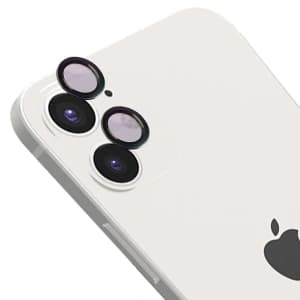 Bizon Glass Snap Lens Apple iPhone 12 / 12 Mini / 11 black frame