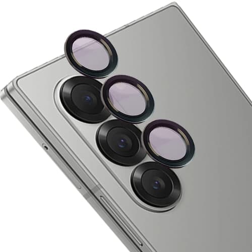 Bizon Glass Snap Linse Samsung Galaxy Z Fold6 schwarzer Rahmen