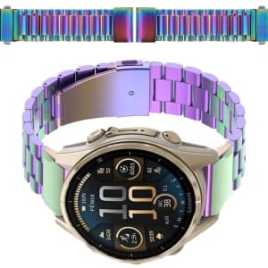 Bizon Strap Óra Aura Okosóra 20mm szivárvány