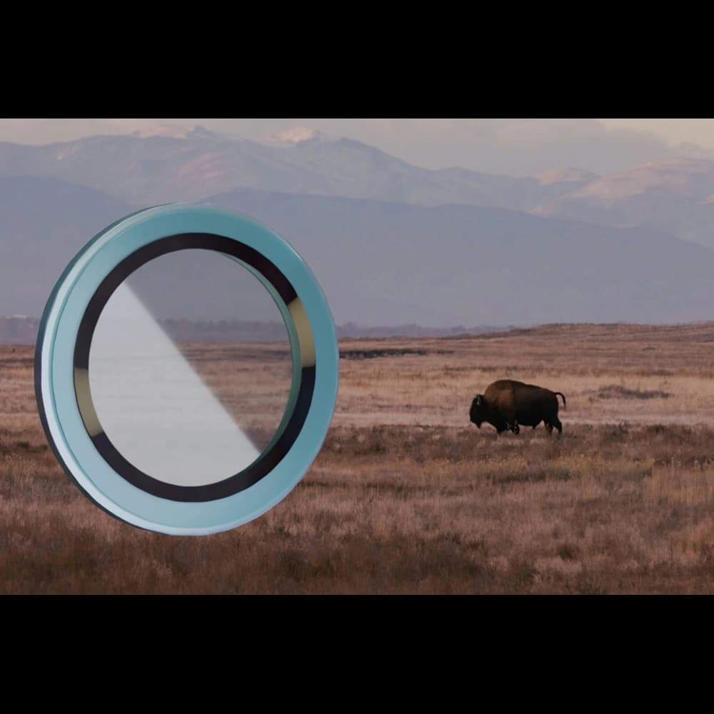 Bizon Glass Snap Lens Apple iPhone 16 / 16 Plus türkis Rahmen - 3