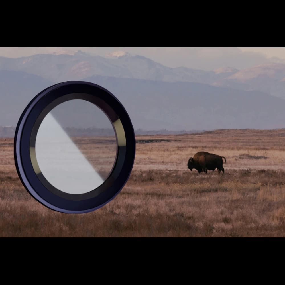 Bizon Glass Snap Lens Apple iPhone 13 / 13 Mini černý rám - 3