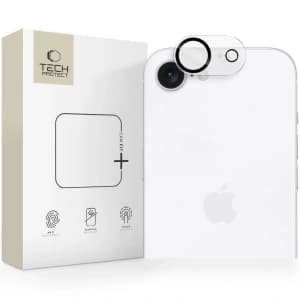 Szkło na obiektyw aparatu Tech-Protect Cam Fit+ Apple iPhone 17e / 16e Clear