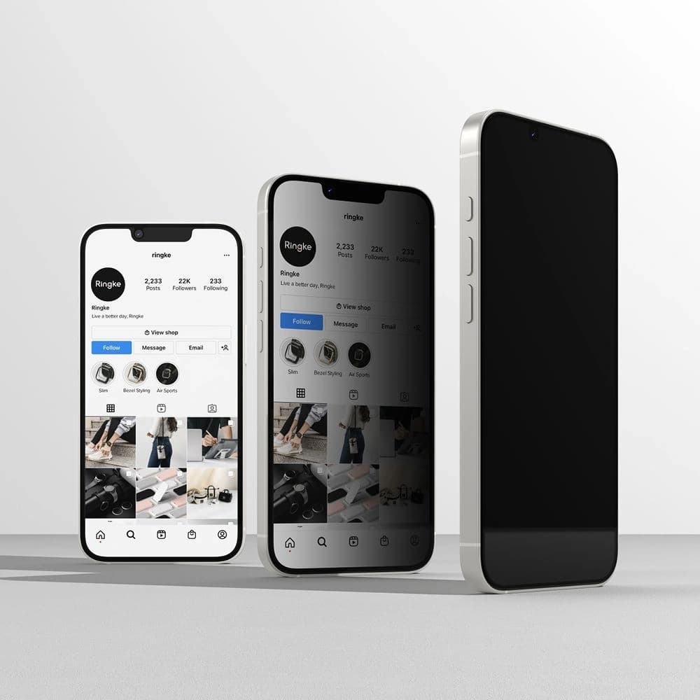 Ringke Easy Slide Apple iPhone 17e / 16e / 14 / 13 / 13 Pro Privacy [2 PACK] - 2