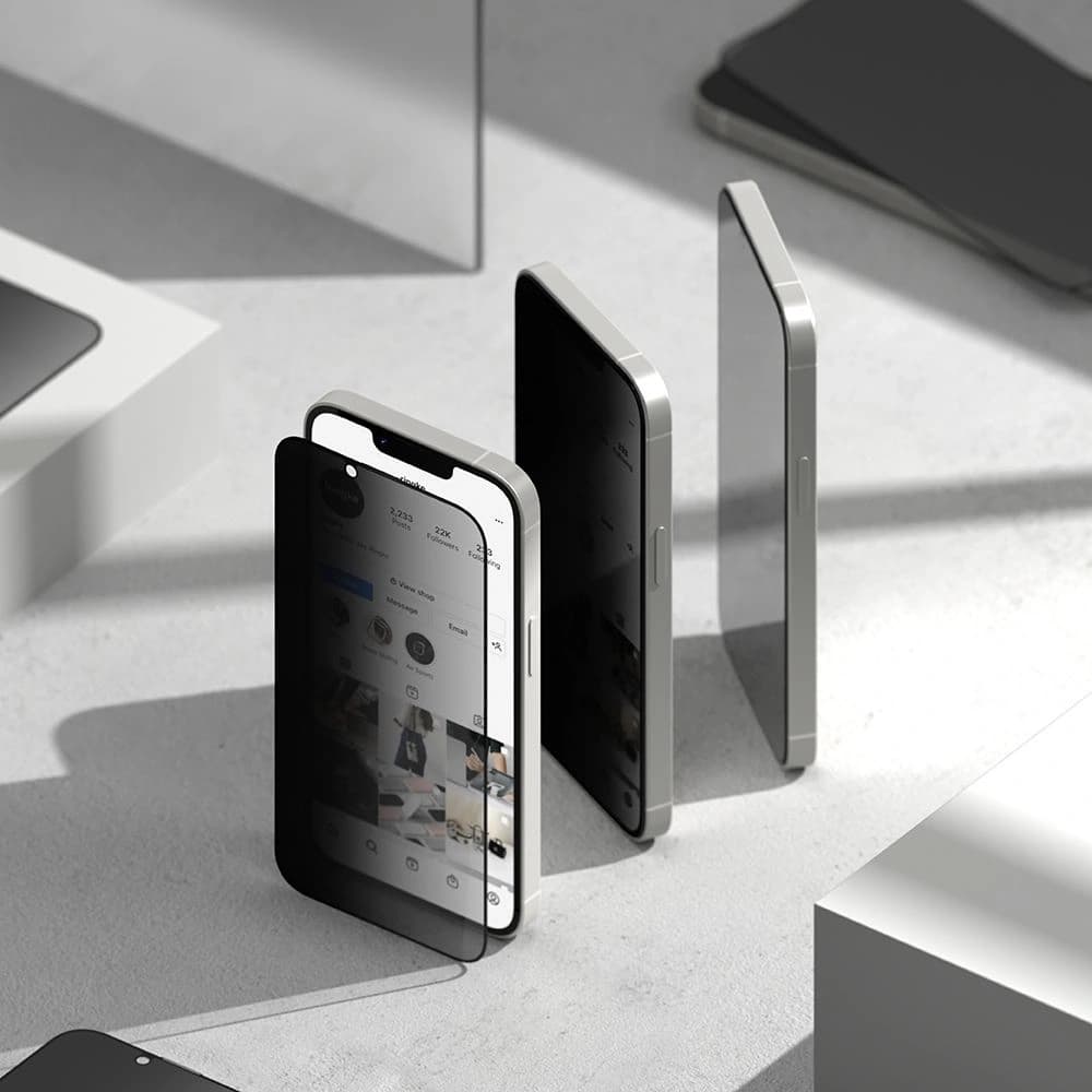 Ringke Easy Slide Apple iPhone 17e / 16e / 14 / 13 / 13 Pro Privacy [2 PACK] - 4