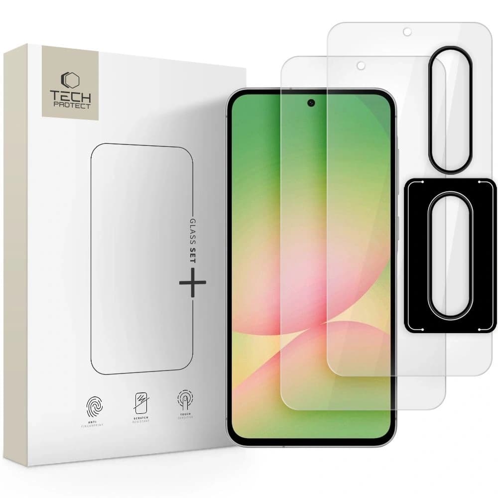 Tempered Glass Tech-Protect Glass Set+ Samsung Galaxy A36 / A56 5G Clear - 1
