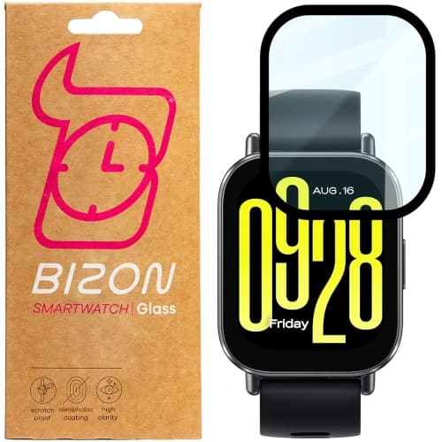 Bizon Glass Watch Edge Hybrid Xiaomi Redmi Watch 5 schwarz