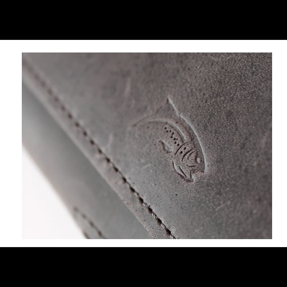 LURESKO FREYA XL Ledergürtelholster, Handyhülle 165x82x10mm (grau vintage) - 11