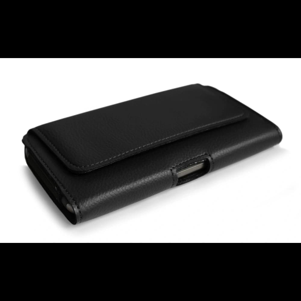 LURESKO HEL XL holster for Eco belt, phone case 165x82x12 (black ribbed with black thread) - 5