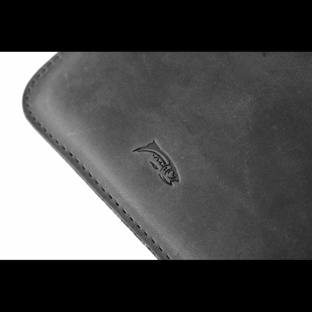 LURESKO MASTER S Ledertasche für E-Book 162x113x9mm (grau vintage) - 3