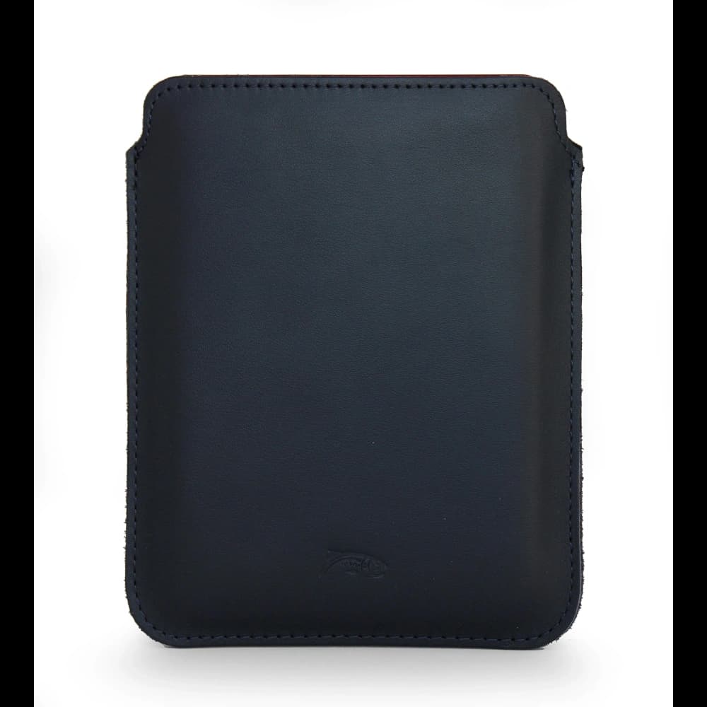 LURESKO MASTER S leather case for ebook 162x113x9mm (smooth navy blue) - 1