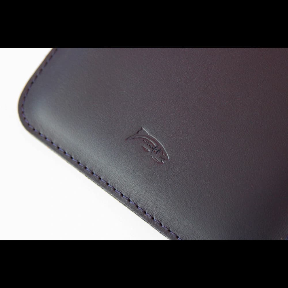 LURESKO MASTER S leather case for ebook 162x113x9mm (smooth navy blue) - 3