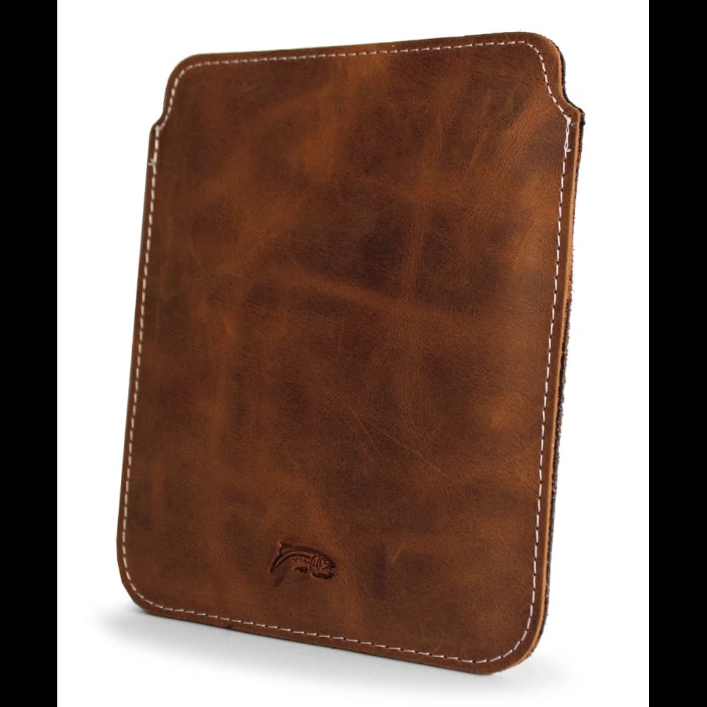 LURESKO MASTER S leather case for ebook 162x113x9mm (vintage brown with white thread) - 2