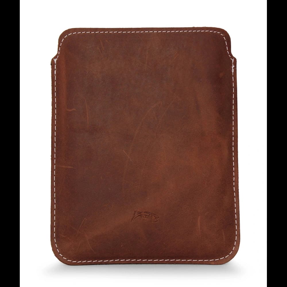 LURESKO MASTER S leather case for ebook 162x113x9mm (vintage brown with white thread) - 5