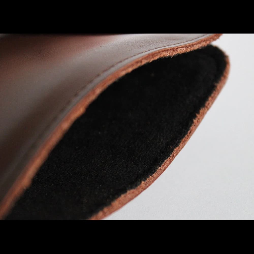 LURESKO MASTER S leather case for eBook 162x113x9mm (smooth brown) - 4