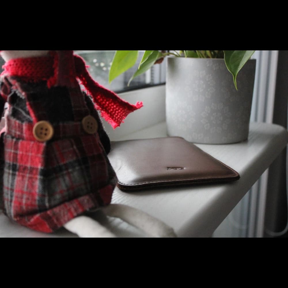 LURESKO MASTER S leather case for eBook 162x113x9mm (smooth brown) - 6