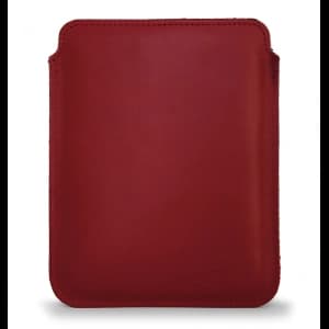 Skórzane etui LURESKO MASTER M na ebook 177x130x9mm (czerwony gładki) (PAP)