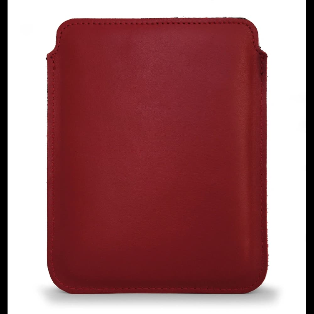 LURESKO MASTER L leather case for ebook 198x139x9mm (smooth red) (INK) - 1