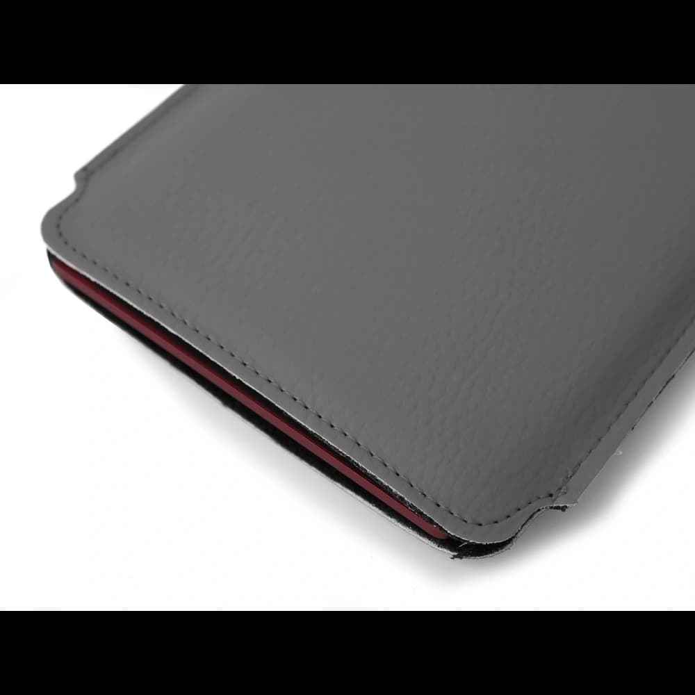 LURESKO Ledersleeve für E-Book 162x113x9mm (grau) - 2