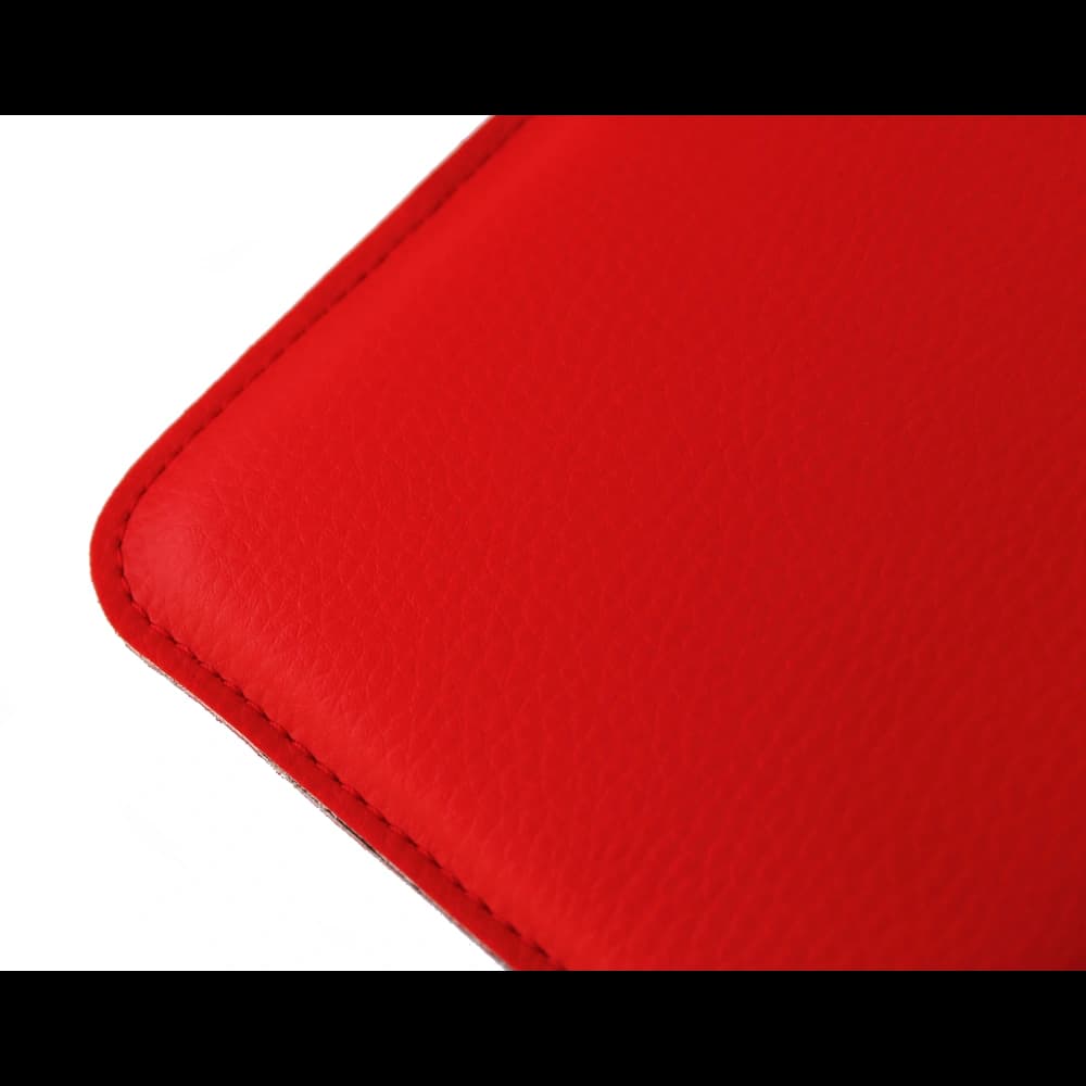 LURESKO Lederhülle für E-Book 162x113x9mm (rot) - 3