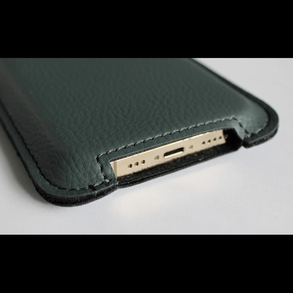 LURESKO LILNER XXXL leather slipcase for phone ECO (gray) - 3