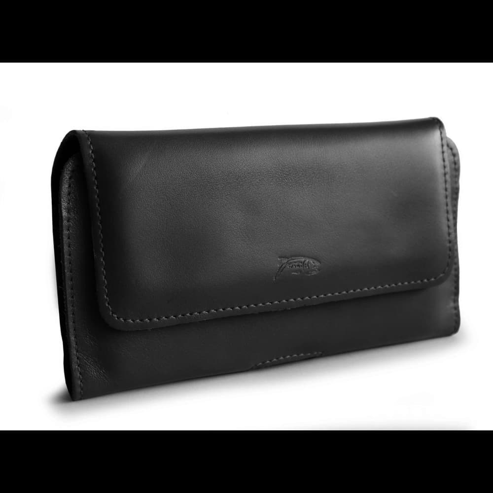 LURESKO ELLA XXL Lederschutzhülle für das Handy - 170x85x12 / für Handtasche Rucksack (schwarz) - 8