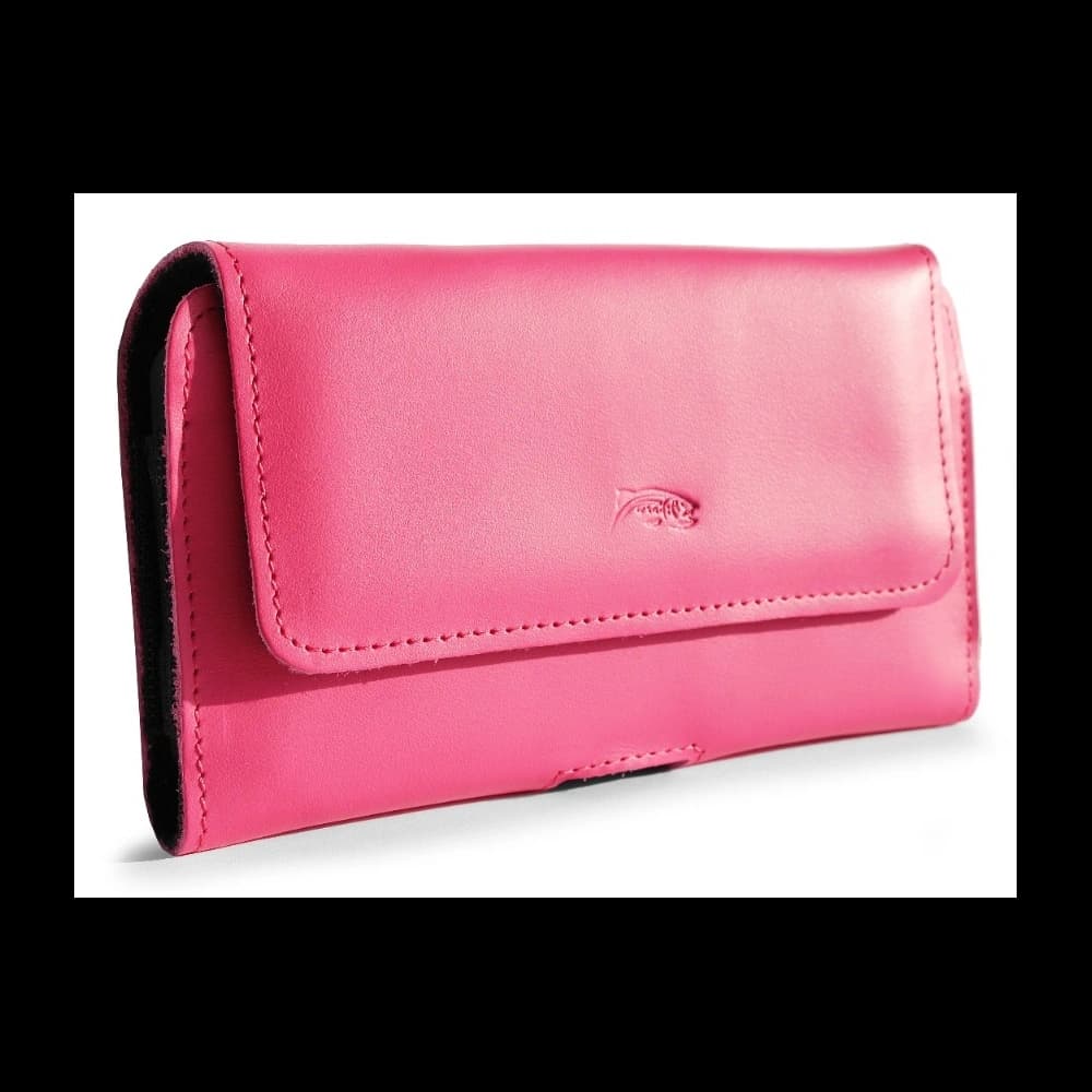 LURESKO ELLA XXL Leder-Schutzhülle für Handy - 170x85x12 / für Handtasche Rucksack (rosa) - 2