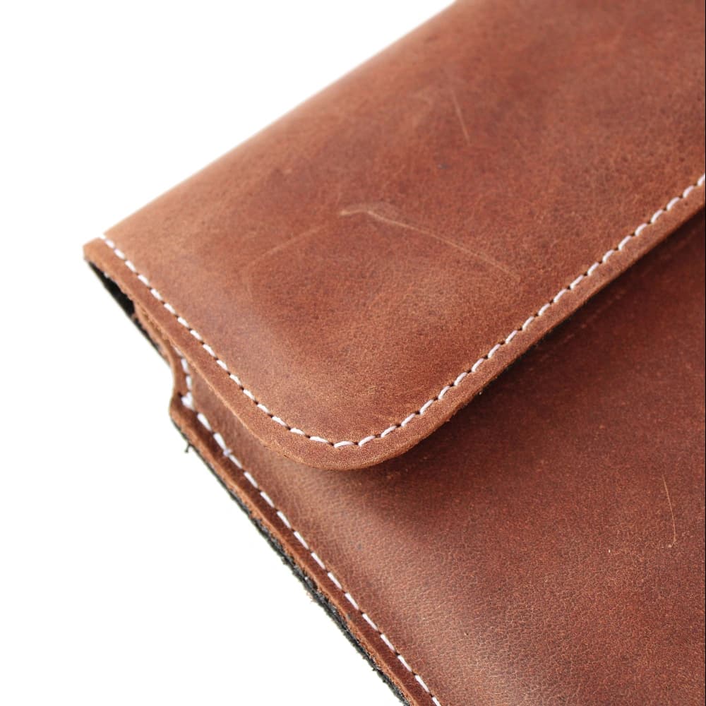 LURESKO CLAYER S leather case for ebook 162x113x9mm (vintage brown) - 5
