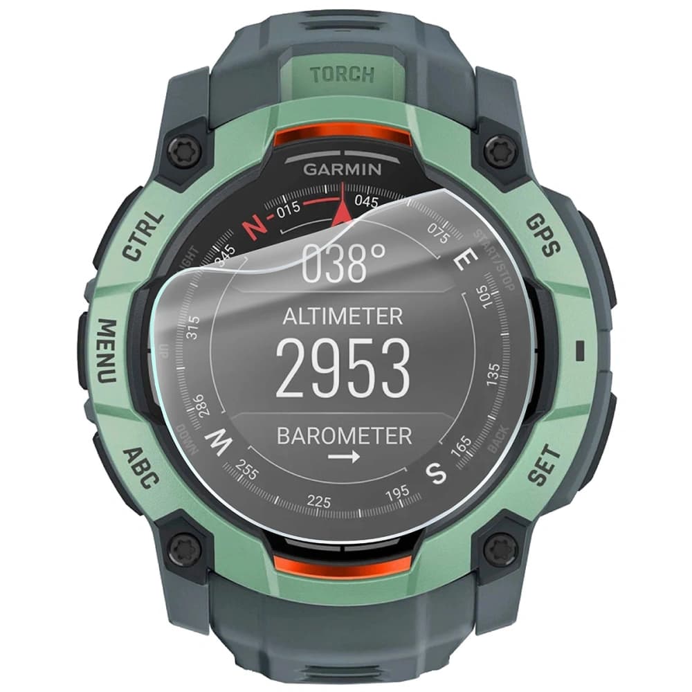 Bizon Glass Watch Hydrogel Garmin Instinct 3 45 mm [2 PACK] - 2