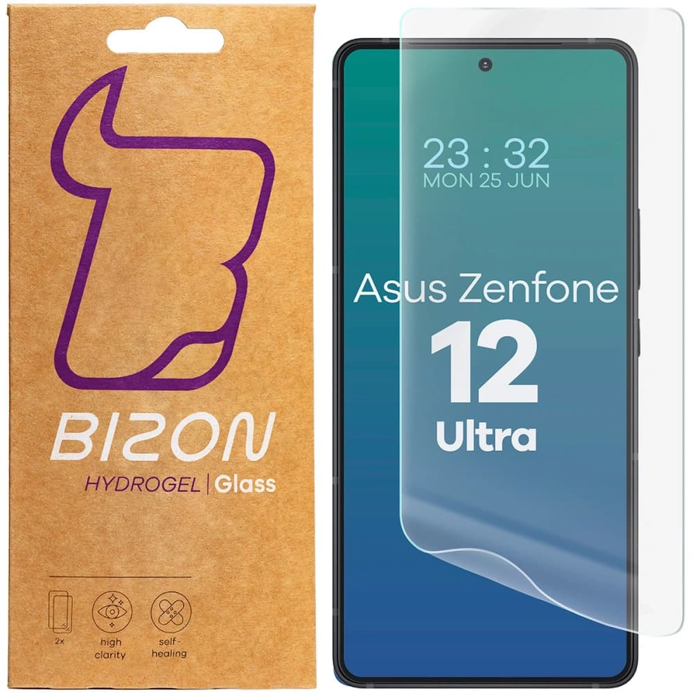 Bizon Glass Hydrogel Front Asus Zenfone 12 Ultra [2 PACK] - 1