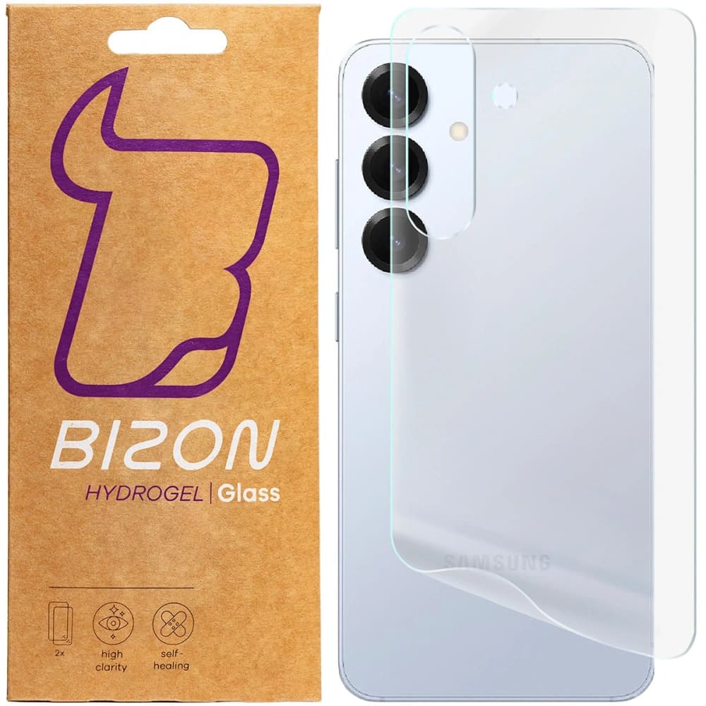 Bizon Glass Hydrogel Back Film Samsung Galaxy S25 [2 PACK] - 1