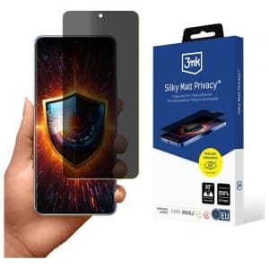3MK Silky Matt Privacy Xiaomi Redmi Note 14 Pro 5G black