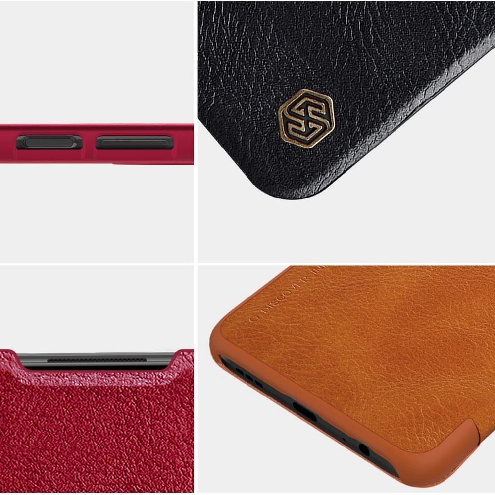 [OUTLET] Etui Nillkin Qin Xiaomi Redmi Note 9T 5G brązowy - 24