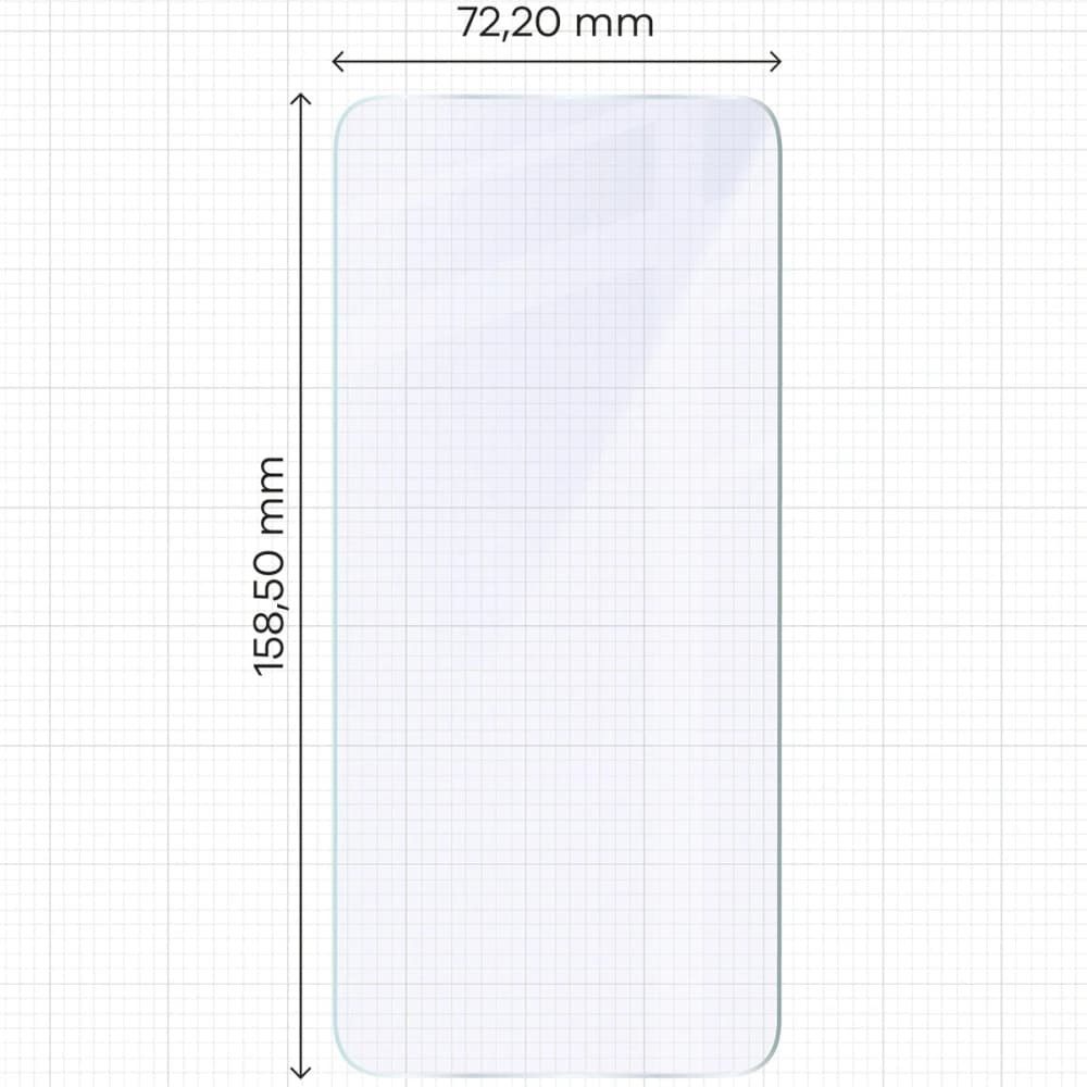 Elastyczne szkło hybrydowe Bizon Glass Mule do Oppo Reno 13 Pro - 2