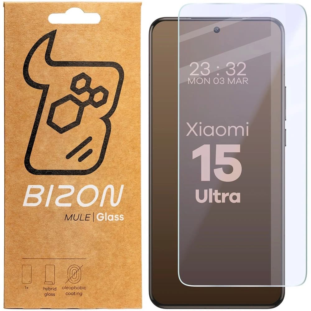 Bizon Glass Mule Flexible hybrid glass Hybrid Glass Xiaomi 15 Ultra - 1