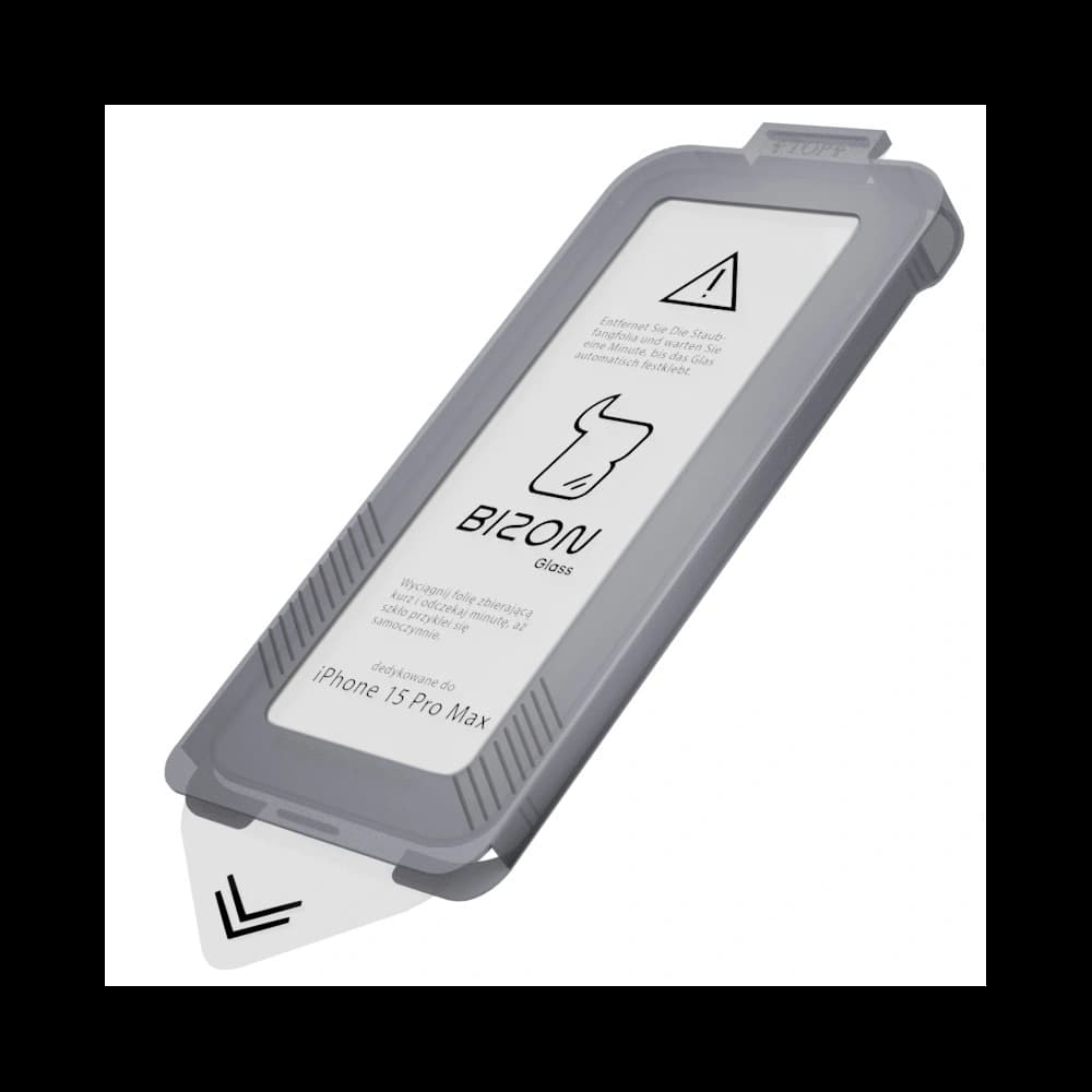 Bizon Glass Aplikator Apple iPhone 15 Pro Max [2 PACK] - 4