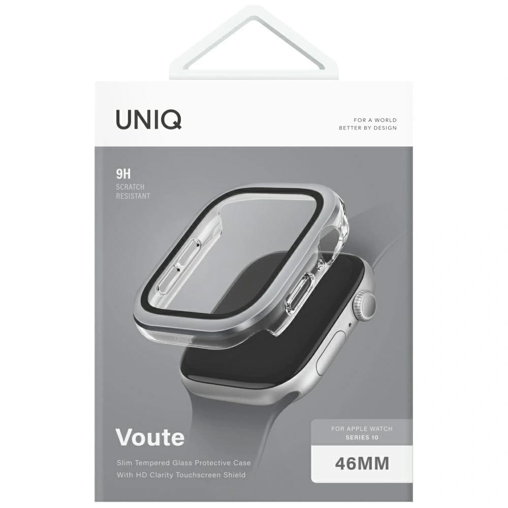 UNIQ Voute Apple Watch Series 10 46mm üveg ezüsttel - 5