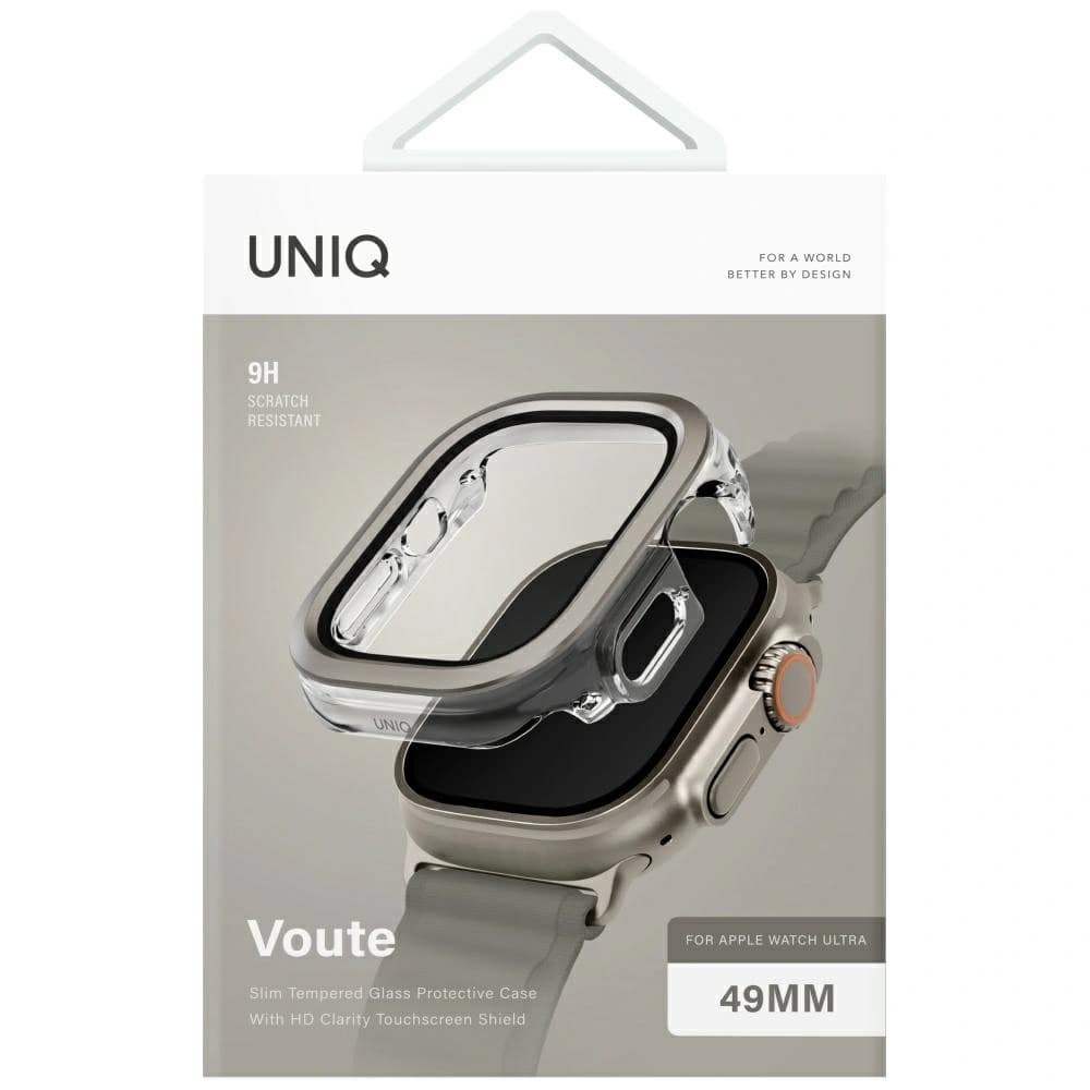 UNIQ Voute Apple Watch Ultra 49mm üveg ezüsttel - 5