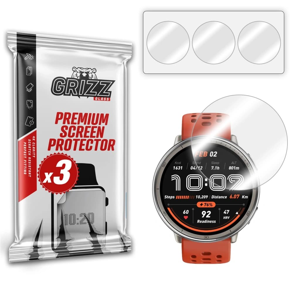GrizzGlass Hydrofilm Amazfit Active 2 - 1