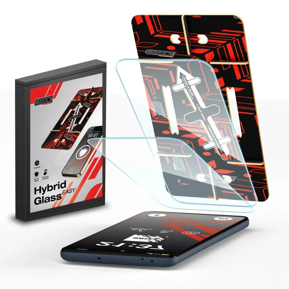 GrizzGlass HybridGlass Easy Oppo Reno 8T [2 PACK] - 1